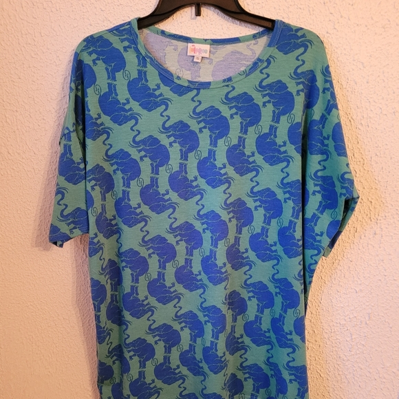 Lularoe Nightgown Elephant Pattern Size Small